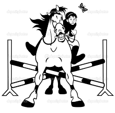pony cartoon for glencarraig lady league 2015